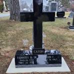 Custom Granite Double Headstones - Schott Monument Company
