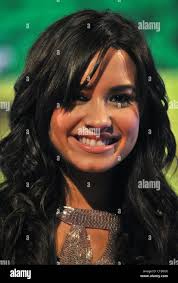 Demi lovato camp rock results hi-res stock photography and images