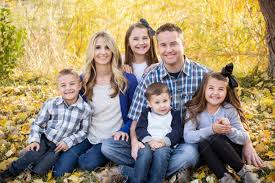 Find & download free graphic resources for family portrait. Beautiful Young Family Portrait With Fall Colors In The Background Stock Photo Picture And Royalty Free Image Image 54561876