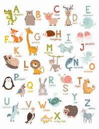 Fun facts, word games, printable teaching resources. Alphabet Wall Art Alphabet Animals Kids Room Zazzle Com Animal Kids Room Alphabet Wall Art Alphabet Poster