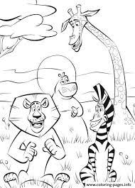Disney pixar incredibles 2 the parr family _ mr. Coloring Pages For Kids Madagascar 2 Cartoon0aa1 Coloring Pages Printable