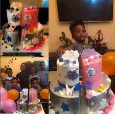 Birthday Cakes For Ladies In Nigeria Bovi S Wife S Joint Birthday Cake For Her Hubby And Daughter Photo Celebrities Nigeria Birthday Cakes For Her Birthday Cake Cake