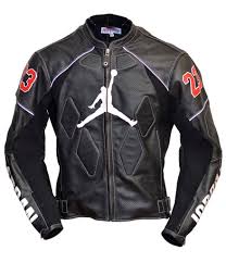 Jordan Leather Jacket Leather Motorbike Jacke