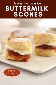 Easy Soft And Fluffy Buttermilk Scones Recipe Makes 16 Scones Recipe In 2020 Scones Recipe Plain Scones Recipe Easy Scone Recipe