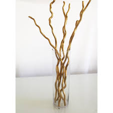 Gold Decorative Kuwa Sticks Wedding Ideas Tall Vase Decor Fall Floral Stems Floral Vase