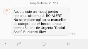 Românii pot fi alertaţi pe telefonul mobil în caz de. Ro Alert Testat In PremierÄƒ Cum AratÄƒ Mesajul Pentru SituaÈ›ii De UrgenÈ›Äƒ