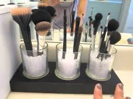 ideas for makeup brush holders