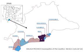 The city lies on the mediterranean coastline, surrounded by the rest. Territorial Situation Of The Western Costa Del Sol Malaga Province Download Scientific Diagram