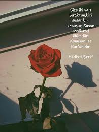Size Iki Vaiz Biraktim Biri Susar Biri Konusur Susan Nasihatci Olumdur Konusan Ise Kur An Dir Hadis I Serif Yorum Vaiz Tintin