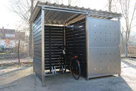 Fahrradgaragen für die wohnungswirtschaft fahrradgaragen für unternehmen. Garage Fur Fahrrad Edelstahl Fahrradgarage Zaun Fackler Munchen