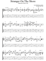 Stranger On The Shore Acker Bilk Arranged For Fingerstyle Guitar By Bill Tyers