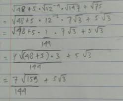 Bentuk Sederhana Dari 48 5 12 147 75 Brainly Co Id