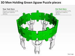 Hand drawn international asperger's awareness day background. 3d Men Holding Green Jigsaw Puzzle Pieces Ppt Graphic Icon Powerpoint Design Template Sample Presentation Ppt Presentation Background Images