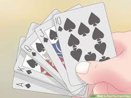 How To Play Five Card Draw Card Drawing Cards Minimalist Drawing