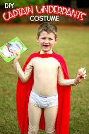 Diy Captain Underpants Costume For Book Character Day Or Halloween Captain Underpants Costume Book Character Day Captain Underpants