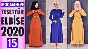 Modamerve Elbise Modelleri 2020 15 Modamerve Yeni Sezon Tesettur Elbise Modelleri Elbise Modelleri Elbise The Dress