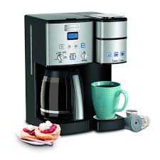 If you're the only java lover in your house, consider the cuisinart compact single serve. Cuisinart Coffee Centre 12 Cup Coffeemaker Single Serve Brewer Ss 15c Leon S