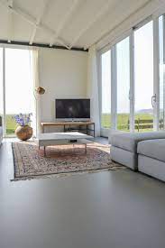 70 Smooth Concrete Floor Ideas For Interior Home Concrete Bedroom House Flooring Concrete Floors Living Room