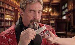 Lover of women, adventure and mystery. John Mcafee Apparently In London After Detainment Cnet