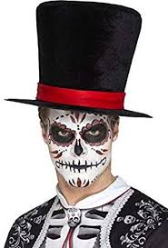 Mariachi kostüm zum tag der toten. Fancy Me Herren Damen Tag Der Toten Schwarz Rot Halloween Karneval Fest Kostum Kleid Outfit Hut Amazon De Spielzeug