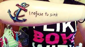 Here are 50 cool anchor tattoo designs with different meanings that can inspire you if you are going to have your own anchor tattoo. I Refuse To Sink Tattoos 12 Courageous Collections Design Press