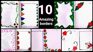 Der neue prospekt kann heute bereits hier gefunden werden und die sonderangebote sind gültig beginnend vom 05.02.2021. Simple Notebook Simple Handmade Border Design For Project Bmp Ville