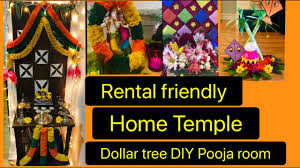 Temple display | temple display is a commercial holiday decor company. Home Temple Diy Pooja Room Decoration Ideas Puja Backdrops Telugu Vlogs Usa Life In Little Things Youtube