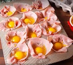 Coupelle De Jambon Aux Oeufs Pour Un Dejeuner Faible En Glucides Desserts Ma Fourchette Food Healthy Recipes Brunch