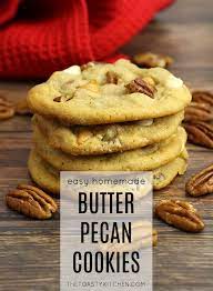 —cathy grubelnik, raton, new mexico homedishes & beveragescookiescutouts our brands Butter Pecan Cookies The Toasty Kitchen