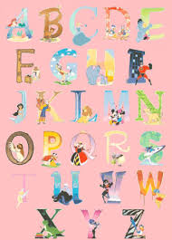 Exklusives spielzeug, plüsch, kleidung u.v.m. Counted Cross Stitch Pattern Disney Alphabet 311 448 Stitches Pdf File E1647