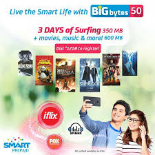 Smart Communications Inc Live The Smartlife And Enjoy 3 Days Of Movies Music And More With Big Bytes 50 Get 350mb Of Data For Open Access Surfing And 600mb For Iflix Then click the convert me button. facebook