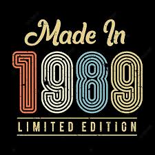 Mau tahu hari lahir anda juga tanggal jawa dan hijriah dalam kalender jawa kita mengenal windu atau 8 tahun dalam bahasa indonesia kita sering. Gambar Dibuat Pada Tahun 1989 Edisi Terbatas Tipografi Vektor Desain Kaos Premium Tshirt Kaos Dibuat Di Png Dan Vektor Dengan Latar Belakang Transparan Untuk Unduh Gratis