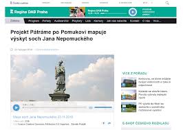 Objevte s námi nová místa. Projekt Patrame Po Pomukovi Mapuje Vyskyt Soch Jana Nepomuckeho