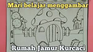 Mewarnai gambar contoh mewarnai gambar jamur. 98 Gambar Rumah Jamur Gratis Gambar Rumah