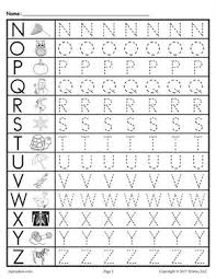 Check out our great selection of tracing worksheets and printables. Uppercase Letter Tracing Worksheets A Z Alphabet Tracing Worksheets Letter Tracing Worksheets Printable Alphabet Worksheets