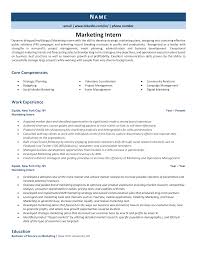 The three most common resume formats are chronological, functional and combination. Marketing Intern Resume Example Guide Zipjob