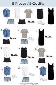 9 Pieces 9 Outfits Classy Yet Trendy Summer Capsule Wardrobe Capsule Wardrobe Outfits Classy Yet Trendy