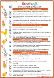 Checklist For Planning Your Baby S Christening Christening Ideas Girl Baby Christening Christening