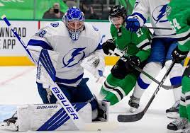 Shop at the andrei vasilevskiy official store. Lightning S Andrei Vasilevskiy Shuts Out Stars In Stanley Cup Rematch