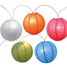 Large Paper Lantern Lights In 2020 Paper Lantern Lights Lantern Lights Solar Lights Garden