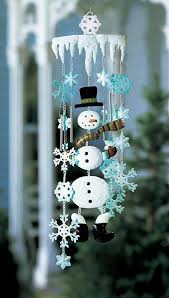 Festliche Weihnachtsdeko Draussen Schmucken Schneemann Christmas Crafts Outdoor Christmas Decorations Christmas Ornaments