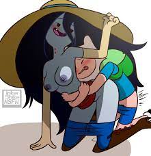 adventure time ambiguous penetration backpack bag blush clothing  female finn the human handwear hat headwear human inkershike male marceline  pale skin sun hat 