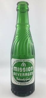 Mission Beverages 6 Oz Bottle In Green Antique Bottles Glass Jars Online Community