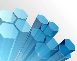 Blue abstract composition #1 by Adrian Grosu