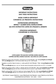 Sales & offers 807k redemptions macy's july 2021. Delonghi Eam3400 Important Instructions Manual Pdf Download Manualslib