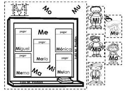 Los comparativos en español con ejercicios interactivos para aprender español jugando: Material Interactivo De Silabas Para Preescolar Y Primaria 018 Silabas Letras Consonantes Hojas De Abc