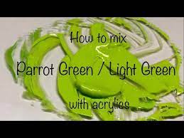 Light Green Colour Mixing
