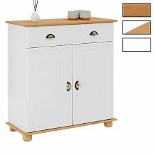 Die funktionale wickelkommode mit passender auflage und das unterstellregal bieten super viel stauraum. Kommode Vertiko Highboard Anrichte Holz Kiefer Massiv 2 Turen 1 Schublade Eur 119 95 Picclick De