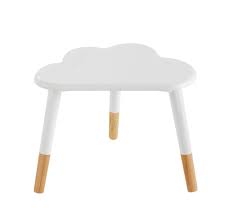 Kindernachtkastje Witte Wolk Nuage Nachttisch Kinder Nachttisch Kinderzimmer Nachttisch Weiss