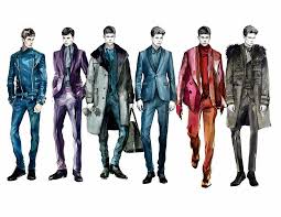 Fashion Illustrator Mengjie Di Mens Designer Fashion Fashion Drawing